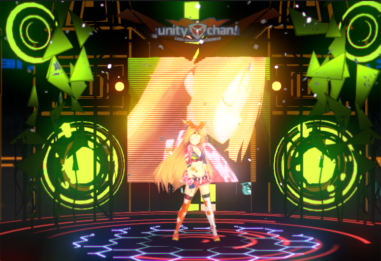 舞台灯光特效源文件_UNITY-CHAN