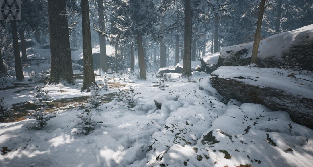虚幻超赞的一套丛林雪地写实场景源文件