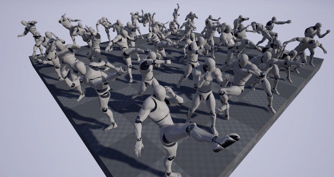 虚幻230套格斗动画文件FightingAnimsetPro