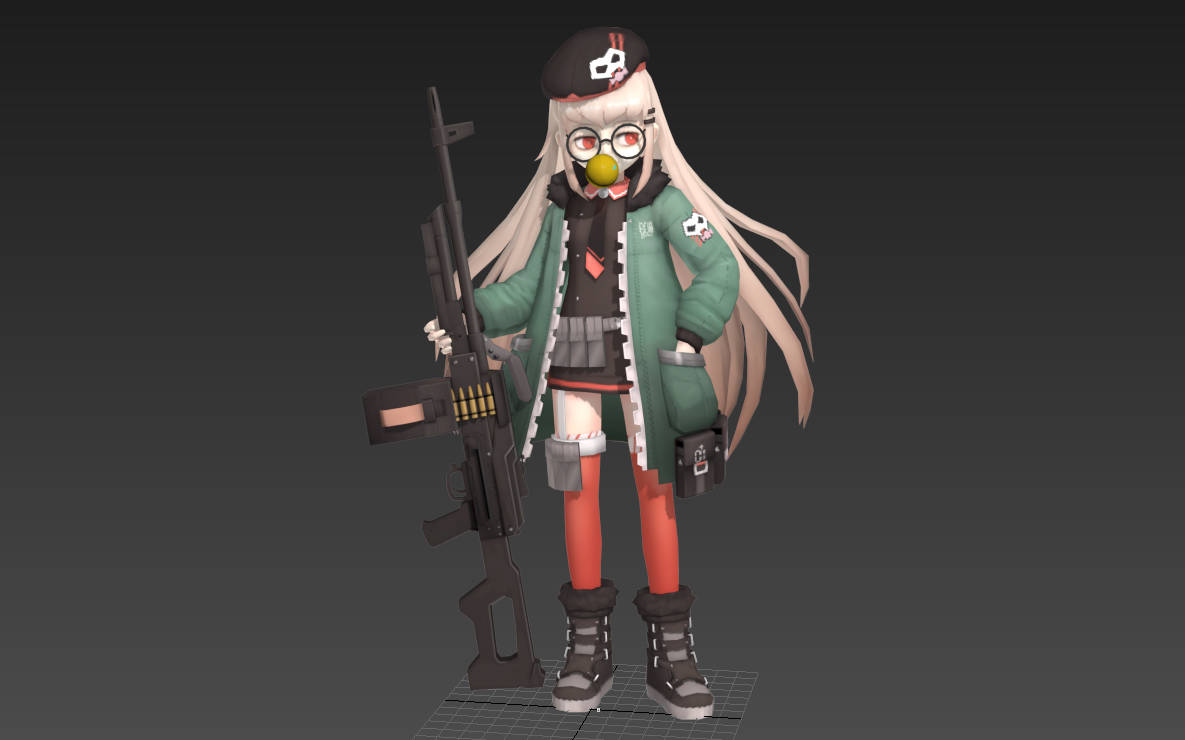 二次元女孩模型