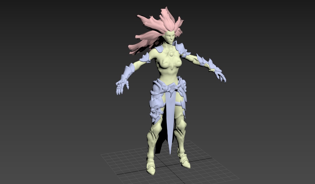 暗黑血统经典次时代角色模型下载