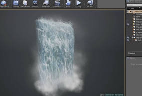 虚幻引擎瀑布特效Realistic Waterfall Particle FX